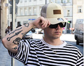 Cap New Era - Branded Denim Leather Patch 9FORTY A-Frame Trucker - Camel