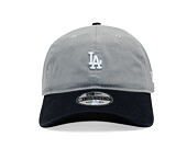 Cap New Era - MLB Mini Logo Washed Contrast 9TWENTY - LA Dodgers - Grey / Navy