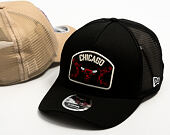 Cap New Era - NBA Felt Patch 9FORTY M-CROWN A-Frame Trucker - Chicago Bulls - Black