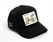 Cap Capslab - Tom & Jerry Trucker - Cat Chase - Black Distressed