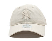 Womens Cap New Era - MLB Midi Linen 9TWENTY - NY Yankees - Stone