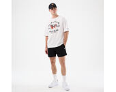 Tee New Era - Branded Oversized Graphic Tee - White