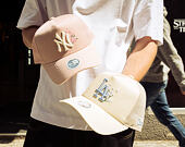 Womens Cap New Era - MLB Floral 9FORTY A-Frame Trucker - LA Dodgers - Cream / Sky Blue