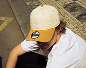 Cap New Era - MLB Mini Logo Washed Contrast 9TWENTY - NY Mets - Cream / Dusted Ochre