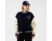 Jacket New Era - Branded Oversized Varsity Jacket - Navy