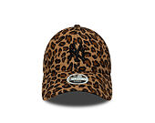 Womens Cap New Era - MLB Leopard Cord 9FORTY - NY Yankees - Stone / Black