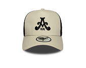 Cap New Era - Core Logo 9FORTY A-Frame Trucker - ASTON VILLA FC - Stone