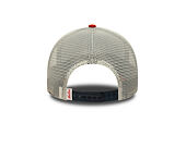 Cap New Era - Branded Patch Cord 9FORTY A-Frame Trucker - Navy / Warm Flame
