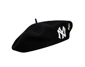 Beret New Era - MLB IMAGE DROP Retro Pin Beret - NY Yankees - Black