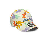 Kids Cap New Era - Branded All-Over Dino Print 9FORTY - Cream