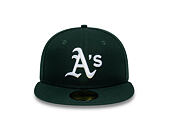 Cap New Era - MLB League Essential 59FIFTY - Oakland Athletics - Green / White