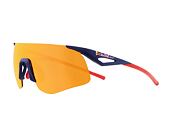 Sunglasses Red Bull SPECT - MARK - Blue/Brown - Red Mirror