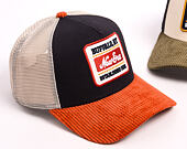 Cap New Era - Branded Patch Cord 9FORTY A-Frame Trucker - Navy / Warm Flame