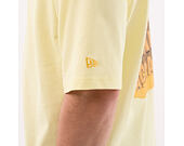Tee New Era - Branded Beach Party Graphic Oversized Tee - Yellow