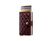 Wallet Secrid - Miniwallet Emboss Diamond Premium - Bordeaux