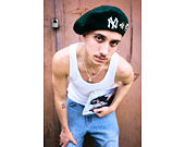 Beret New Era - MLB IMAGE DROP Retro Pin Beret - NY Yankees - Green