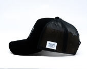 Womens Cap Von Dutch - Baseball - Velvet Rhinestone Logo - Black