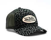 Womens Cap Von Dutch - Baseball - Velvet Print Embroidery - Camo