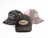 Womens Cap Von Dutch - Baseball - Velvet Print Embroidery - Camo