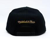 Cap Mitchell & Ness - NHL Black And Gold Pro Snapback - Chicago Blackhawks - Black