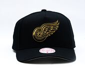 Cap Mitchell & Ness - NHL Black And Gold Pro Snapback - Detroit Red Wings - Black