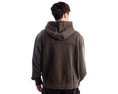 Sweatshirt Champion - Washed Black Hoodie Full Zip Sweatshirt