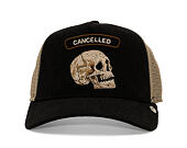 Cap Goorin - Cancelled Denim Rocker - Skull - Black Denim