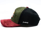 Cap Capslab - Tom & Jerry Trucker - Best Buddies Suede - Olive / Burgundy
