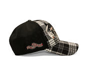 Cap Capslab - Looney Tunes Trucker - Bugs Bunny Script Checkered - Black / White