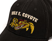 Cap Capslab - Looney Tunes Baseball Cap - Wile E. Coyote Caution Distressed - Black