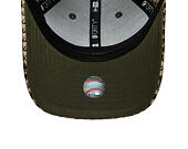 Womens Cap New Era - MLB Houndstooth 9FORTY M-CROWN - LA Dodgers - New Olive