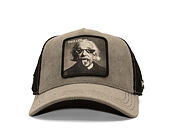 Cap Capslab - Einstein Thug Life Trucker - Grey Corduroy / Black