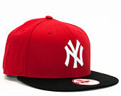 New Era 9FIFTY Cotton Block New York Yankees Snapback Scarlet / Black Cap