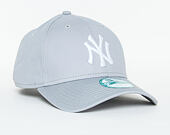 New Era 9FORTY MLB League Basic New York Yankees Strapback Grey / White Cap